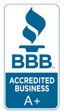 BBB Accredited Business A+ badge