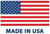 Made in USA with American flag