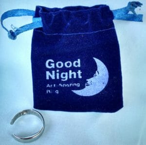 SnoreNoMore AntiSnore Ring with pouch 