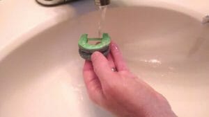 rinse foam off mouthpiece