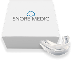 Snore Medic next too retail box