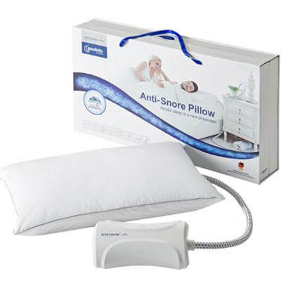 Nitetronic Goodnite Anti-snore pillow with retail packaging