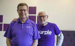Purple Inventors Terry Pearce and Tony Pearce Inventors or Purple