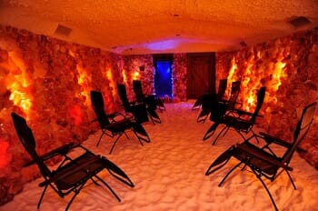 Salt Room used for salt therapy 